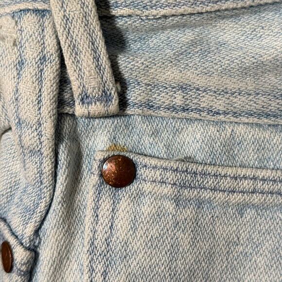Vintage Wrangler Acid Wash High Rise Straight Leg Mom Jeans Made in USA 25x33 - Picture 12 of 13